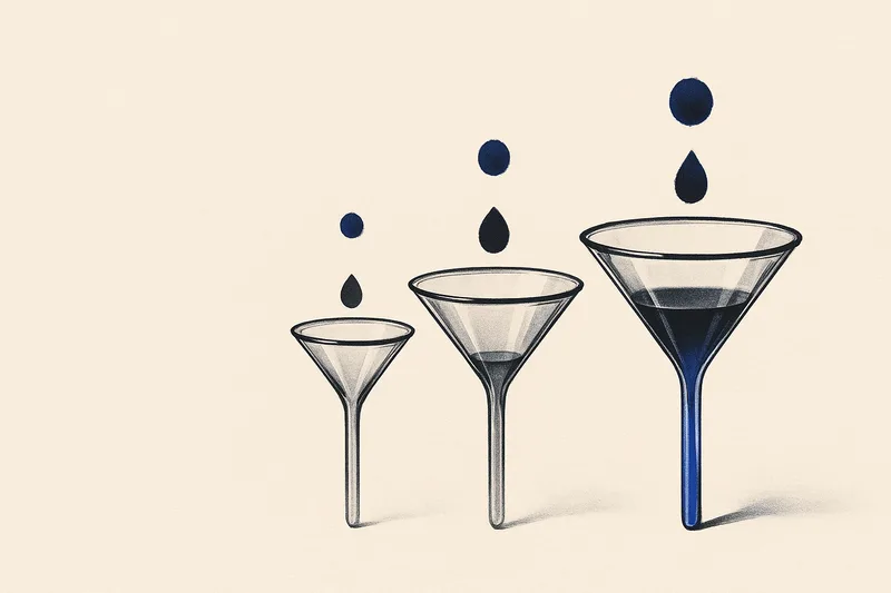Editorial cover illustration for "LazyApply vs Sonara vs Sottos · Apply: 30-Day Test" — liquid-glass forms on cream paper with indigo accent.